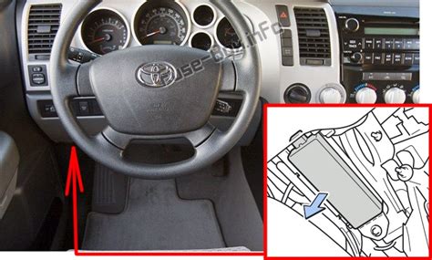 2008 toyota tundra drivers side junction box location|Toyota Tundra 4.6 wiring diagram.